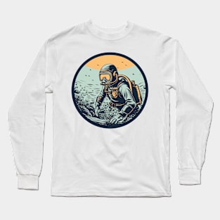 Exploring the deep blue and all its wonders Long Sleeve T-Shirt